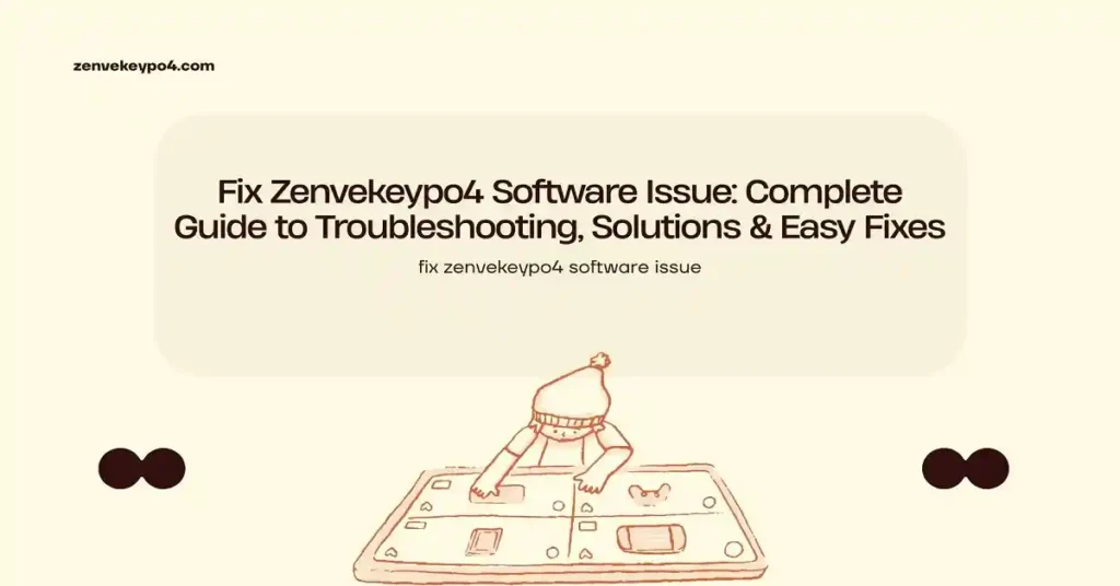 fix zenvekeypo4 software issue